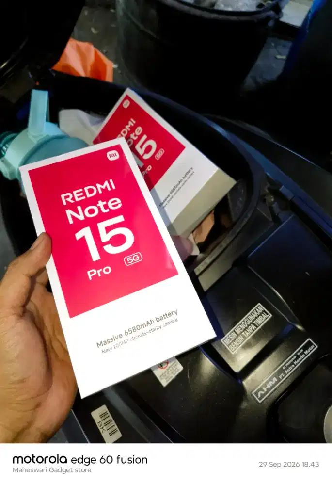 Redmi Note 15 Pro 5G 12/512 Baru Garansi Resmi