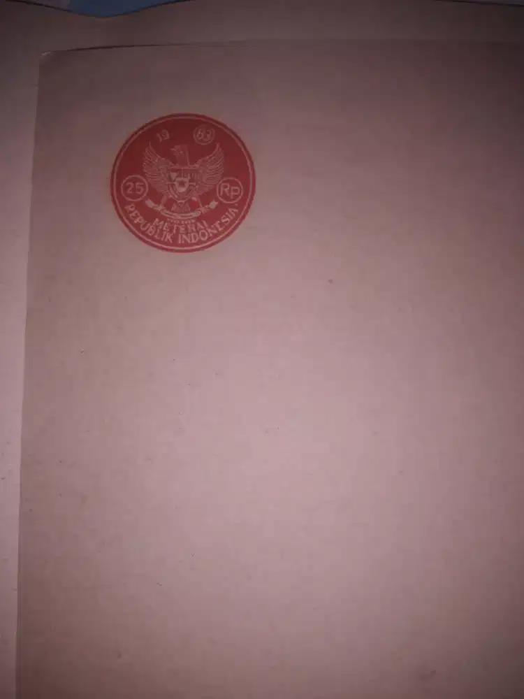 Koleksi kertas segel jadul th 82/83