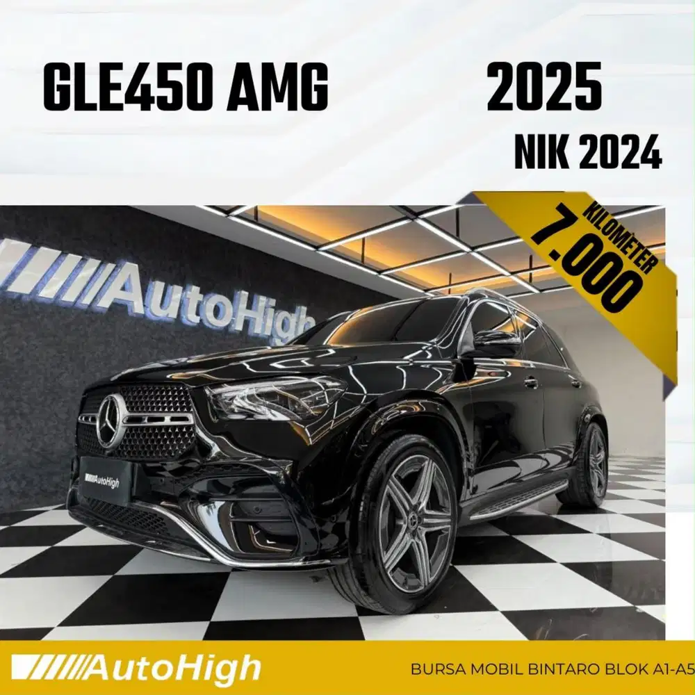 DP10% [Km7.000] GLE450 AMG 2024 Black / GLE 450 Reg 2023 #AUTOHIGH