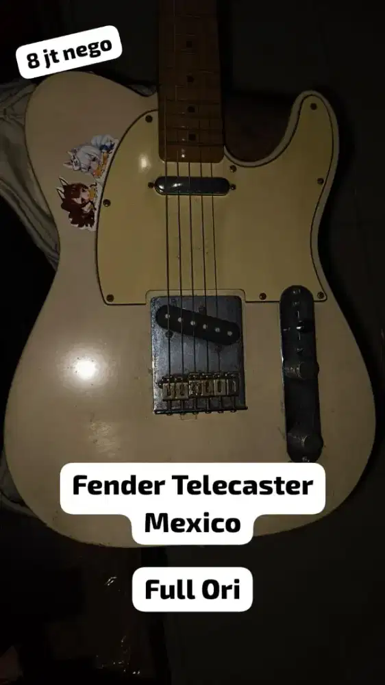 DIJUAL FENDER TELECASTER MEXICO FULL ORI