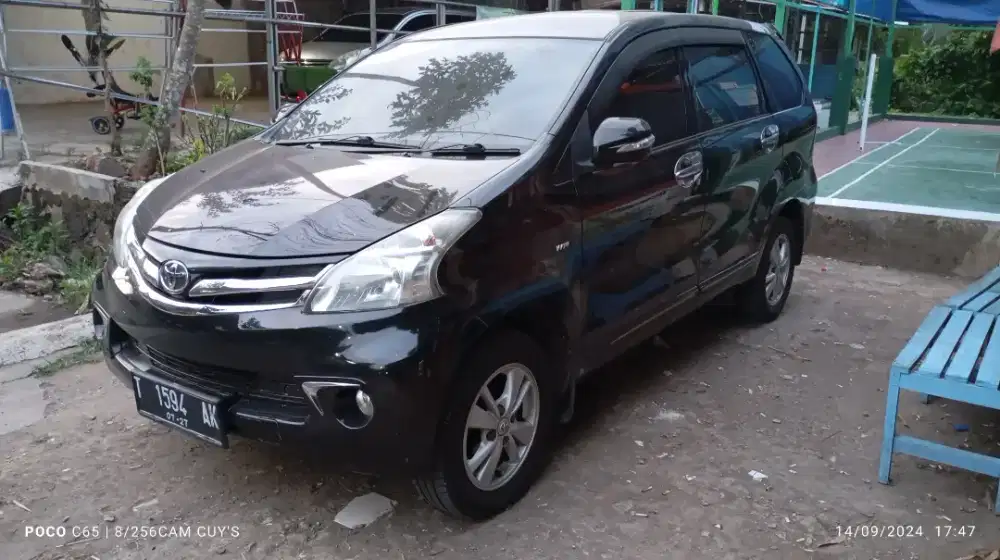 Toyota all new avanza G 1,5 manual 2014 hitam