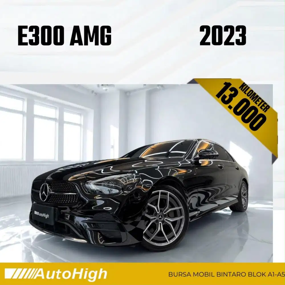 DP10% [Km13.000] E300 AMG 2023 Black Reg 2024 #AUTOHIGH
