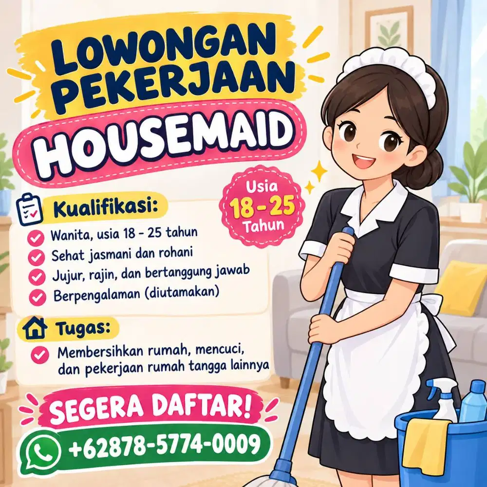 LOWONGAN ART dan PERAWAT BALITA untuk seluruh Indonesia