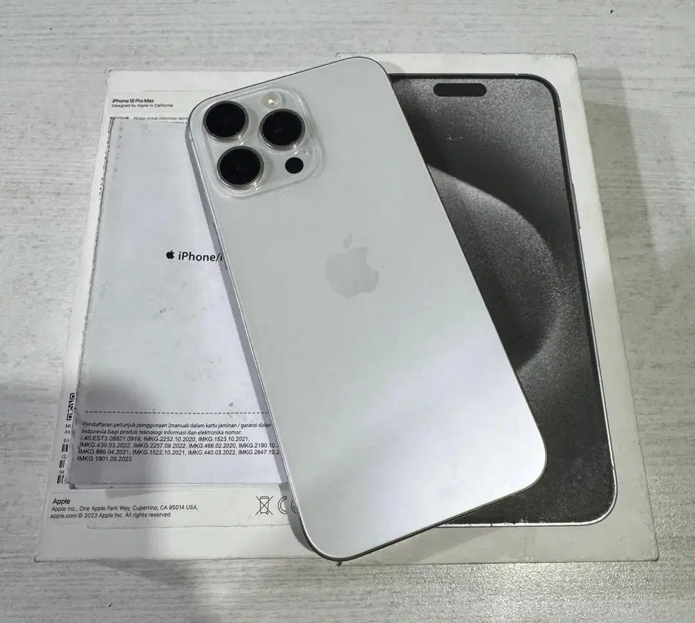 Iphone 15 Promax Ibox 256gb NOMINUS MULUS FULLSET ORIGINAL