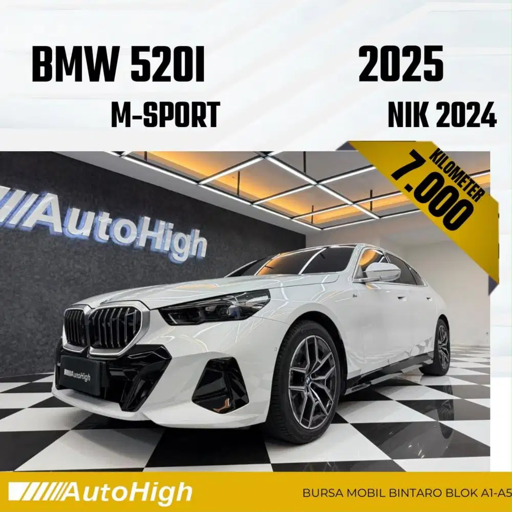 DP10% [Km7.000] 520i M-Sport 2024 White Reg 2026 #AUTOHIGH