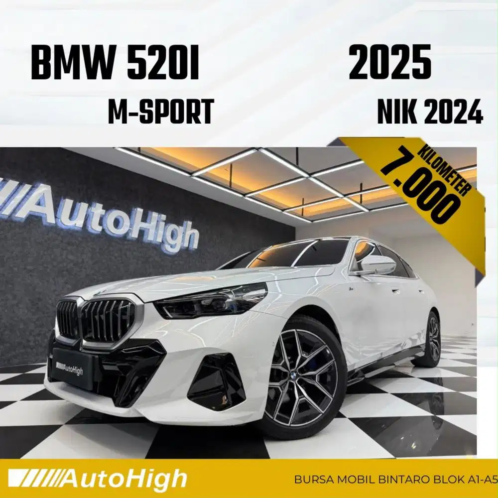 DP10% [Km7.000] 520i M-Sport 2024 White Reg 2026 #AUTOHIGH