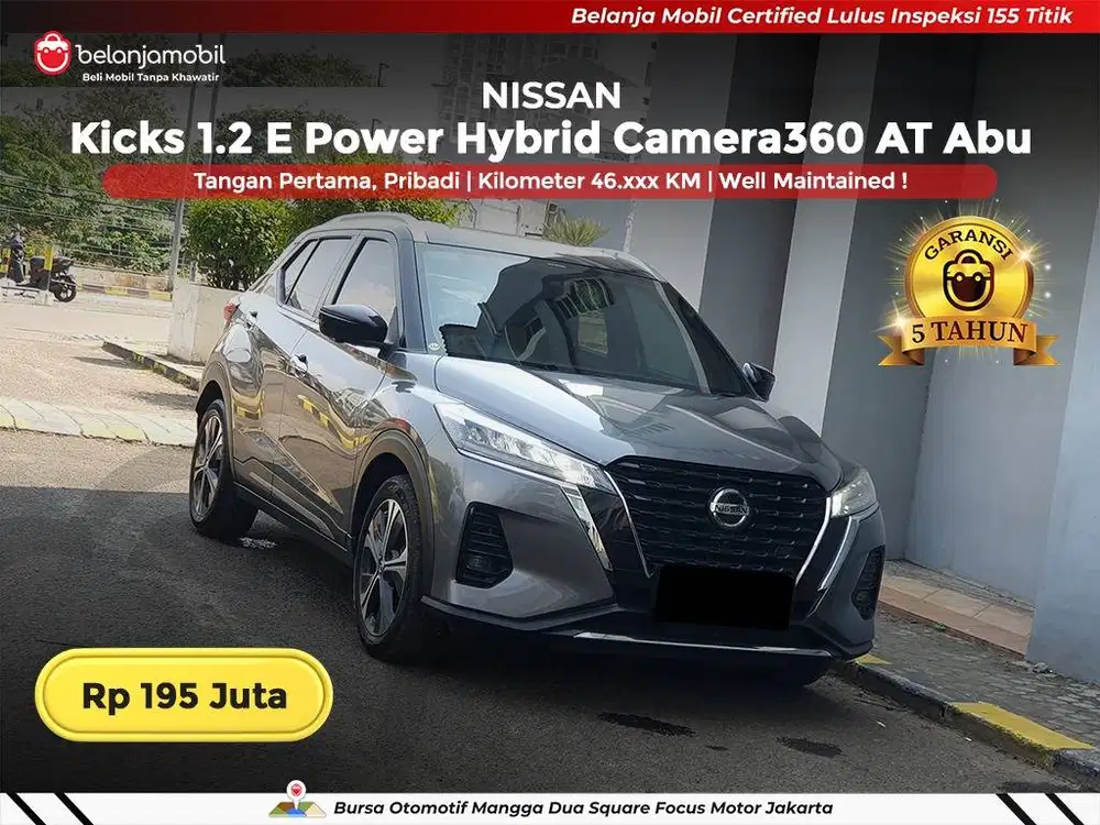 [ KM LOW ] Nissan Kicks 1.2 E Power Hybrid Camera360 2021/2022