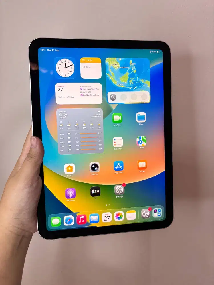 iPad Gen 10 256GB Silver ex iBox Wifi Only