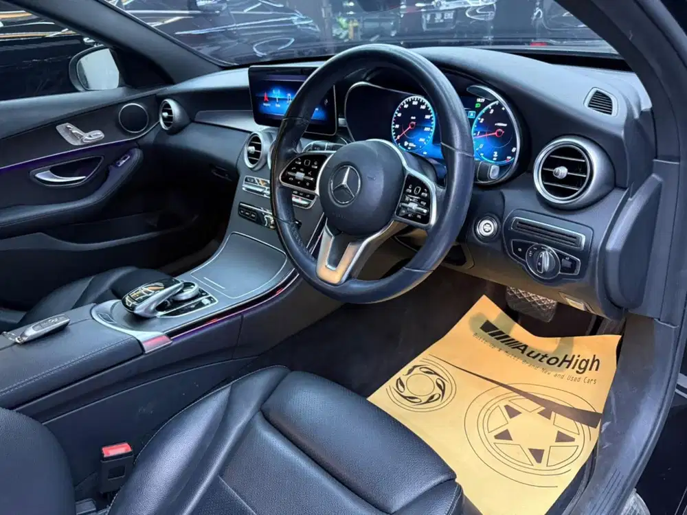 DP10% [Km27.000] C200 AMG 2021 Black Reg 2022 #AUTOHIGH