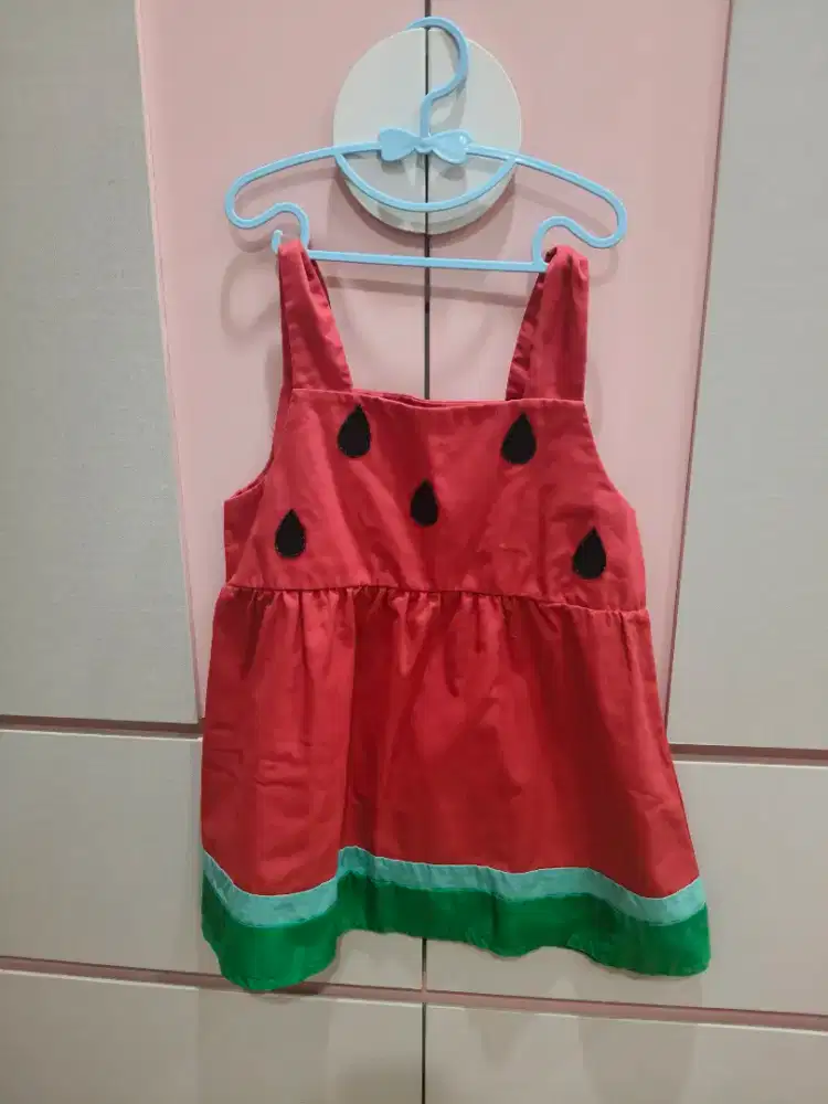 Dress semangka kids