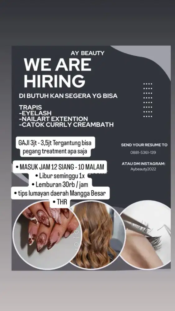 Dibutuhkan karyawan segera!
