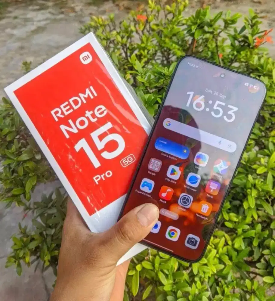 Redmi note 15 pro 5G ram 8/256 kamera 200mp fullset