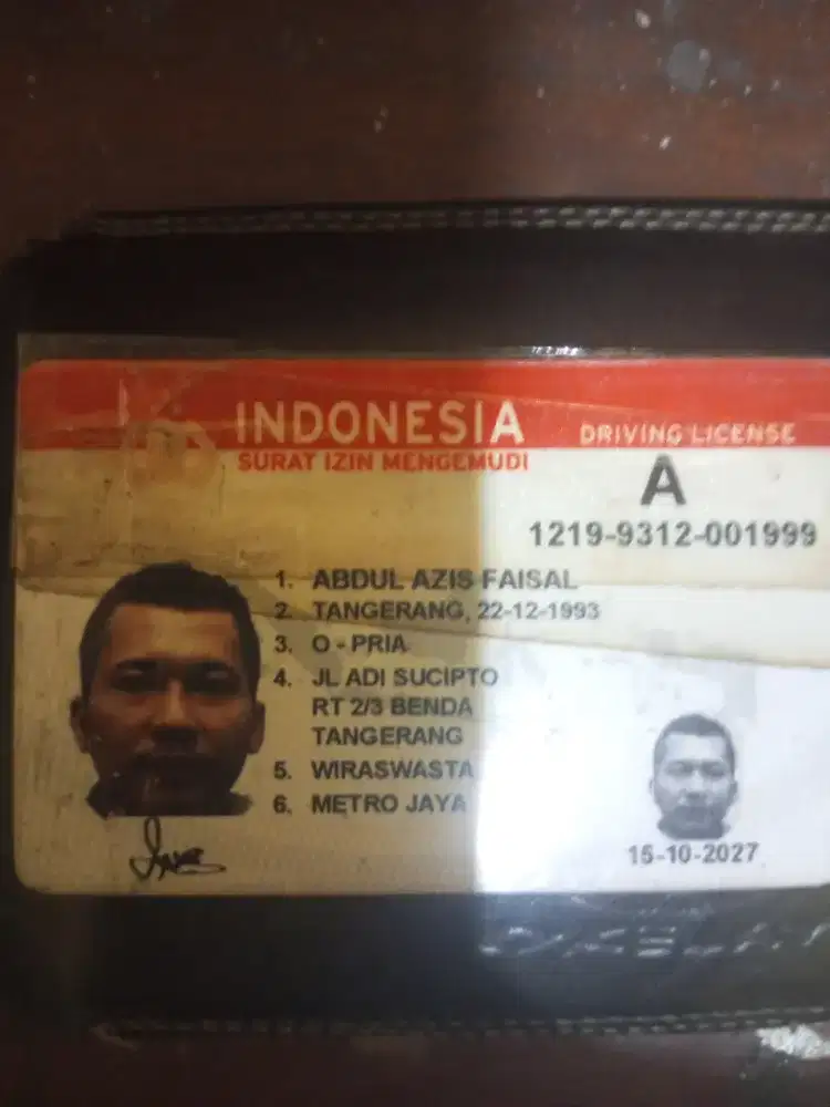 Saya mencari kerja supir Sim A polos