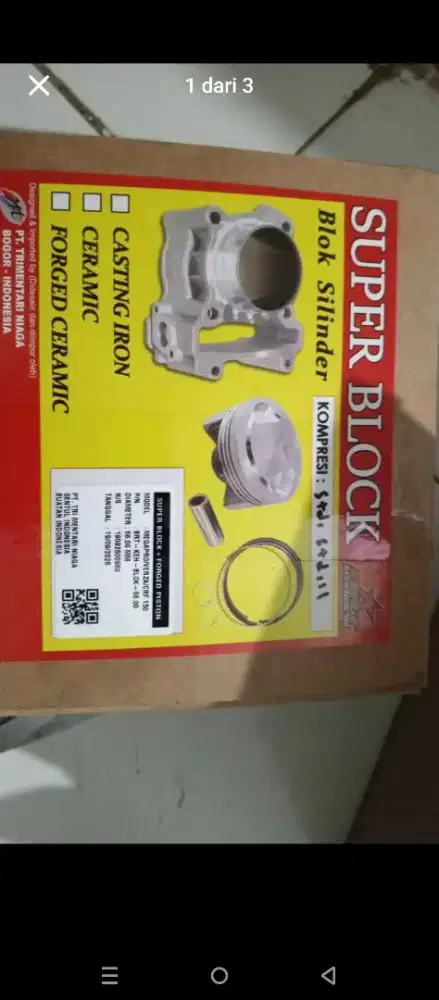 Super block + forged piston