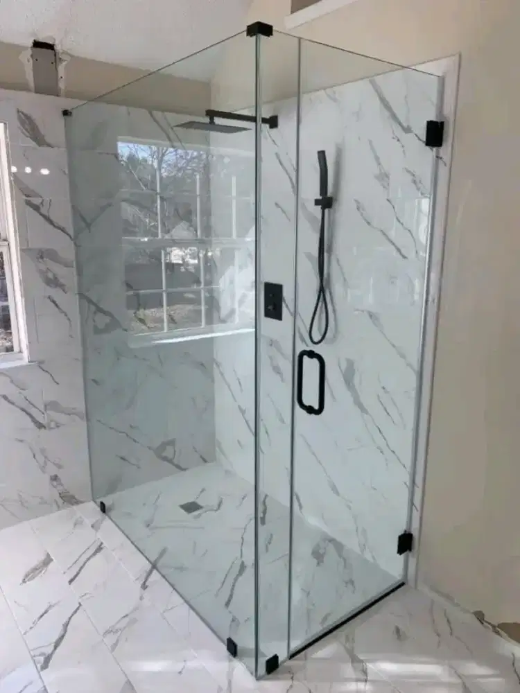 Kaca shower box dan pintu kaca