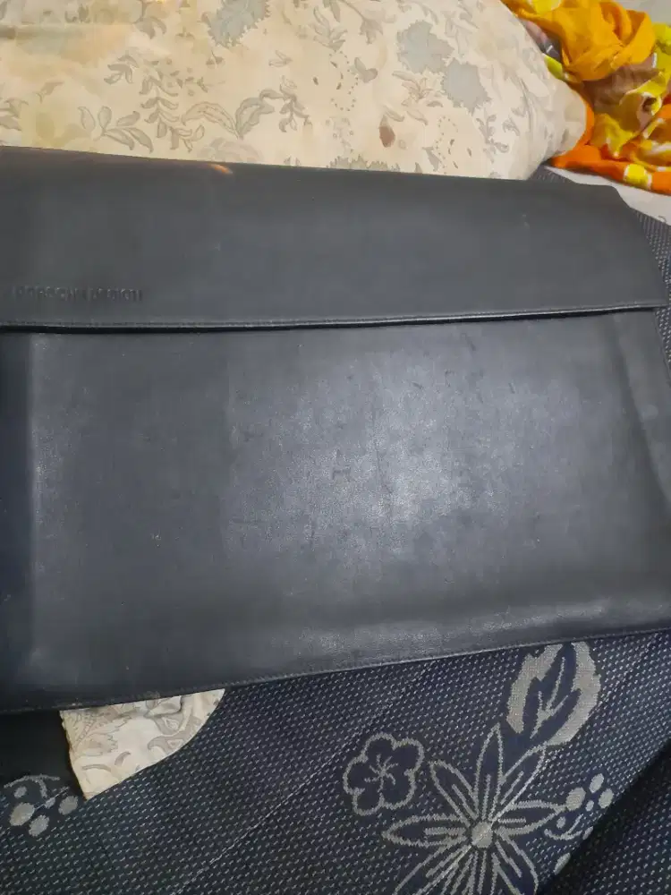 Porsche Design Leather Portfolio Document Sleeve Bag Original