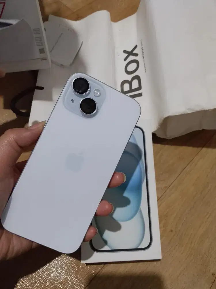 Iphone 15 blue 128 ibox