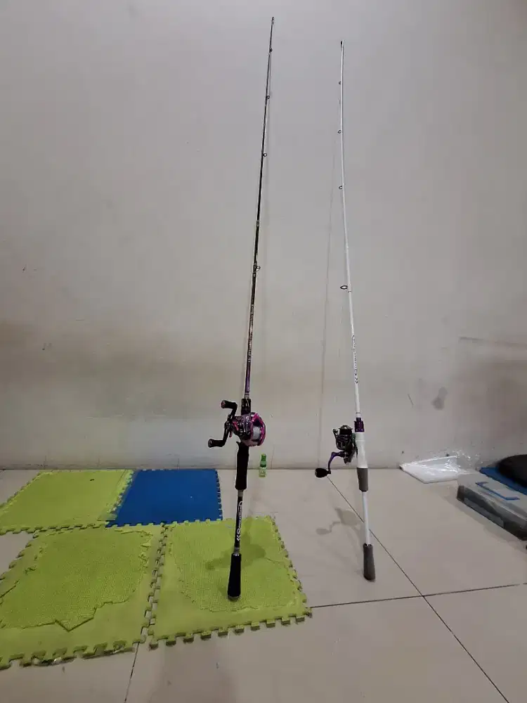 Dijual set alat pancing bekas berkualitas
