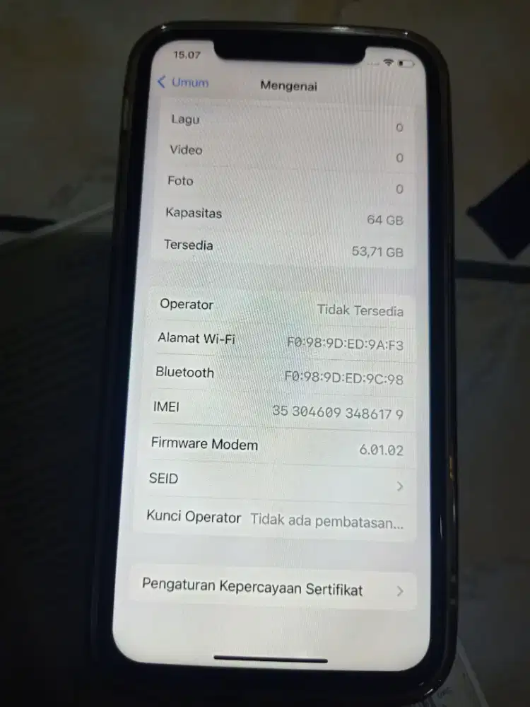 Iphone X (xibox) mulus terawat
