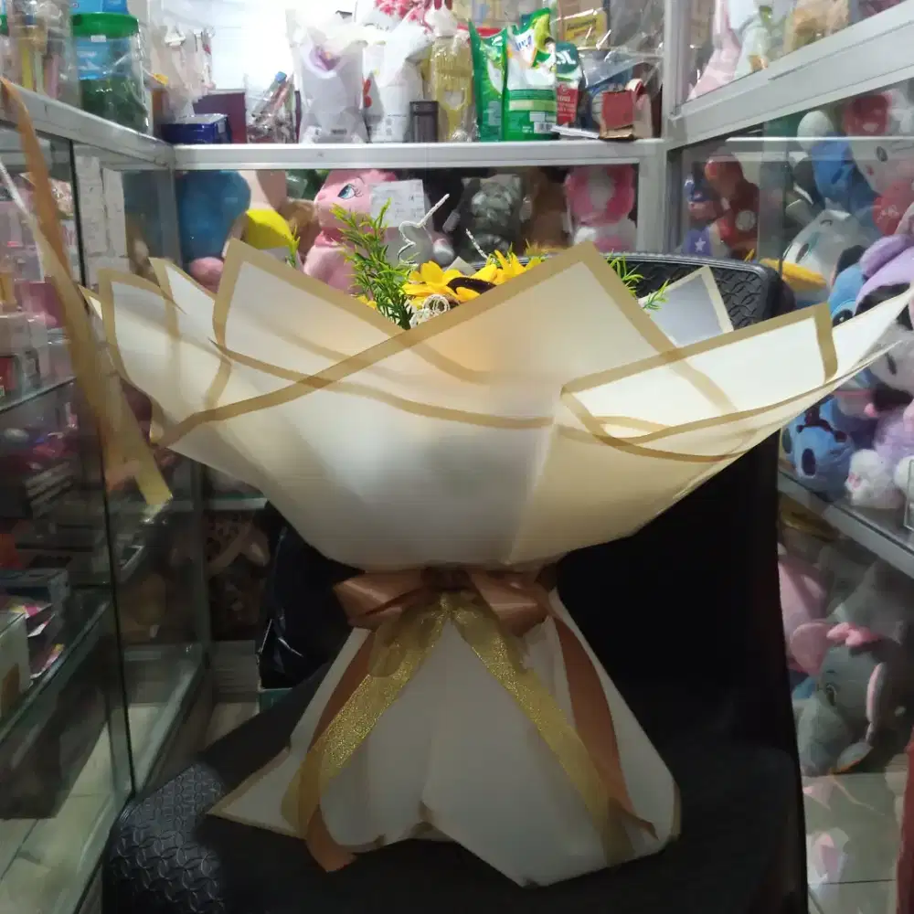 BUKET BUNGA plastik