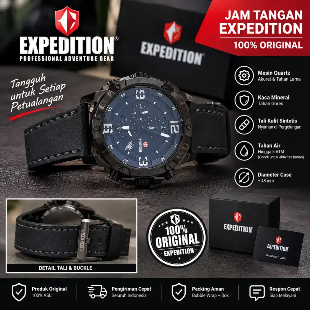 Expedition Chronograph Original – Like New, Harga Nego