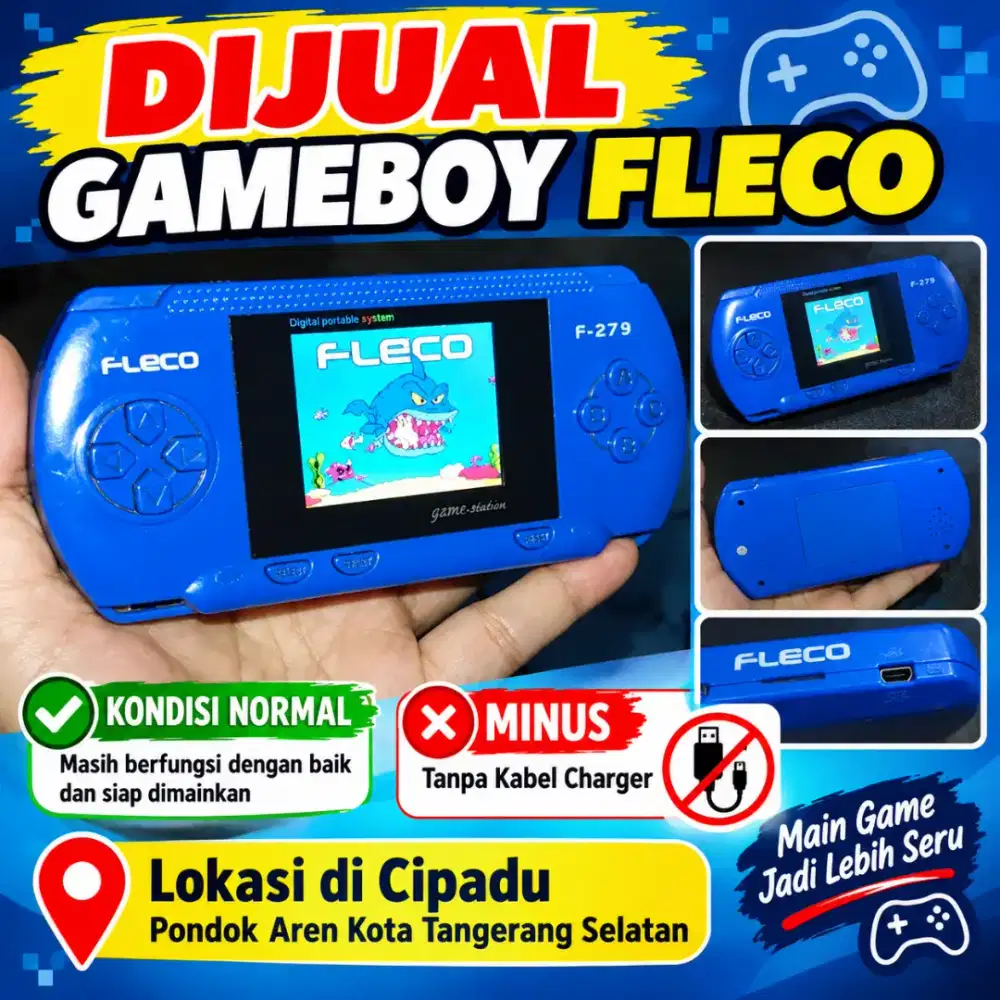GAMEBOY FLECO TANPA CHARGER