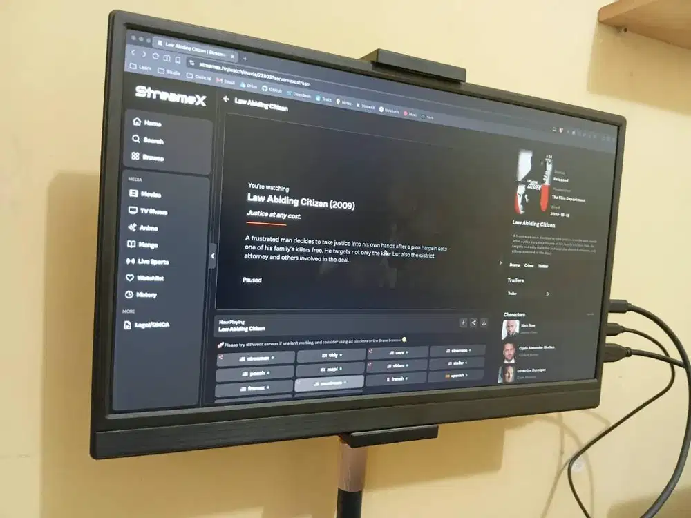 Monitor Portable 15 Inci + Monitor Stand