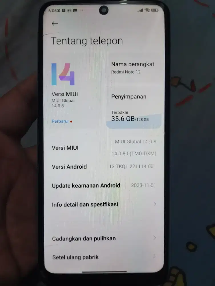 Redmi Note 12 8/128GB Blue