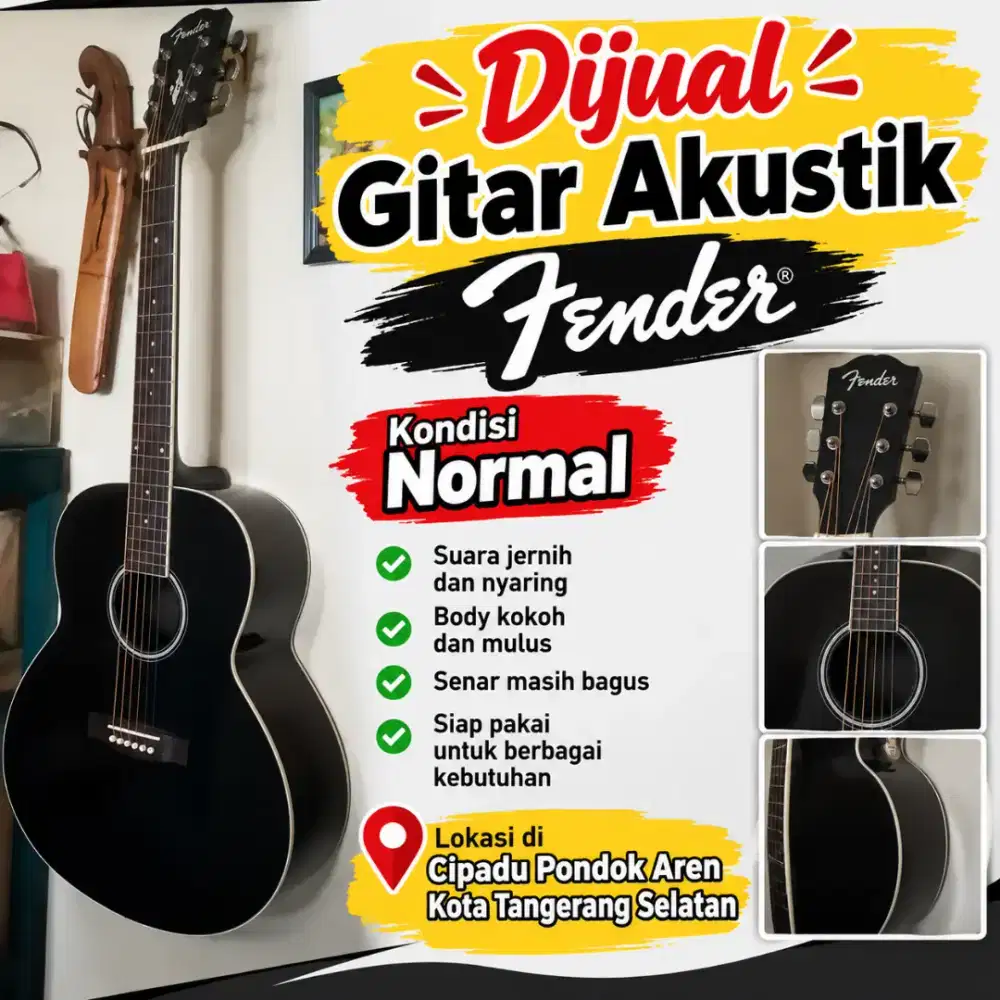 Gitar Akustik Fender