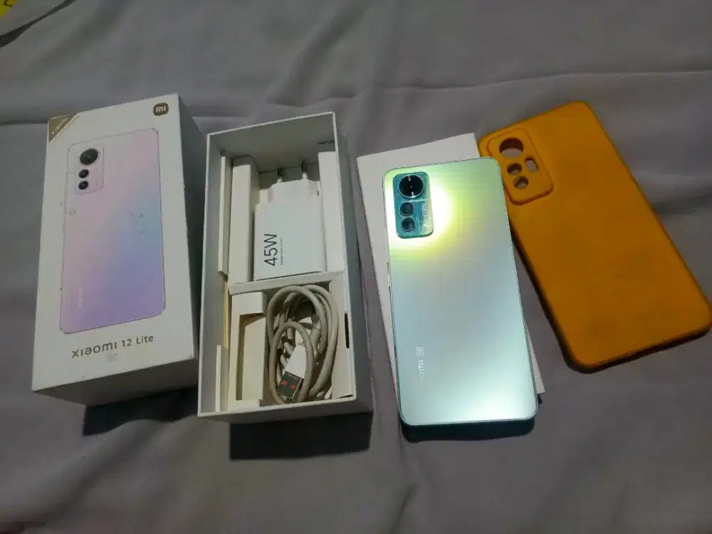 Xiaomi 12 lite 5G ram 8/256 gb second fullset