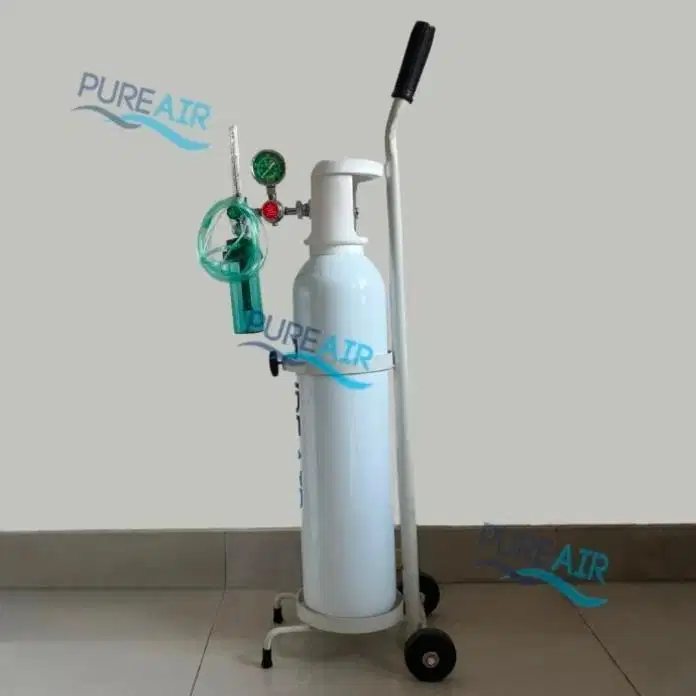 Tabung gas oksigen kecil