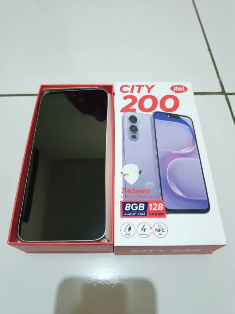 iTel City 200 RAM 4+8GB Mulus No Minus Full Set