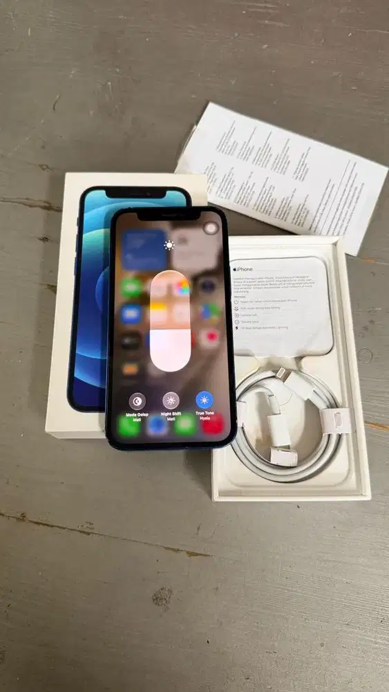Iphone 12 Mini 128GB Blue Resmi Ibox Lengkap