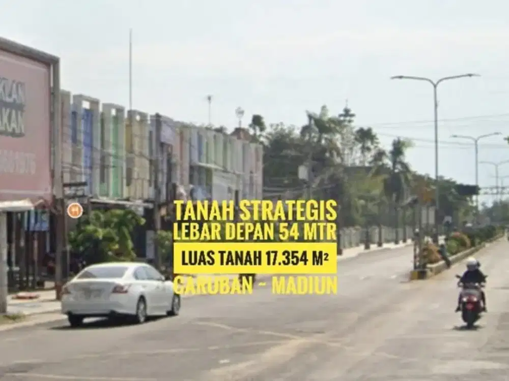 DIJUAL, Tanah Nol Jl Panglima Sudirman CARUBAN, Strategiss