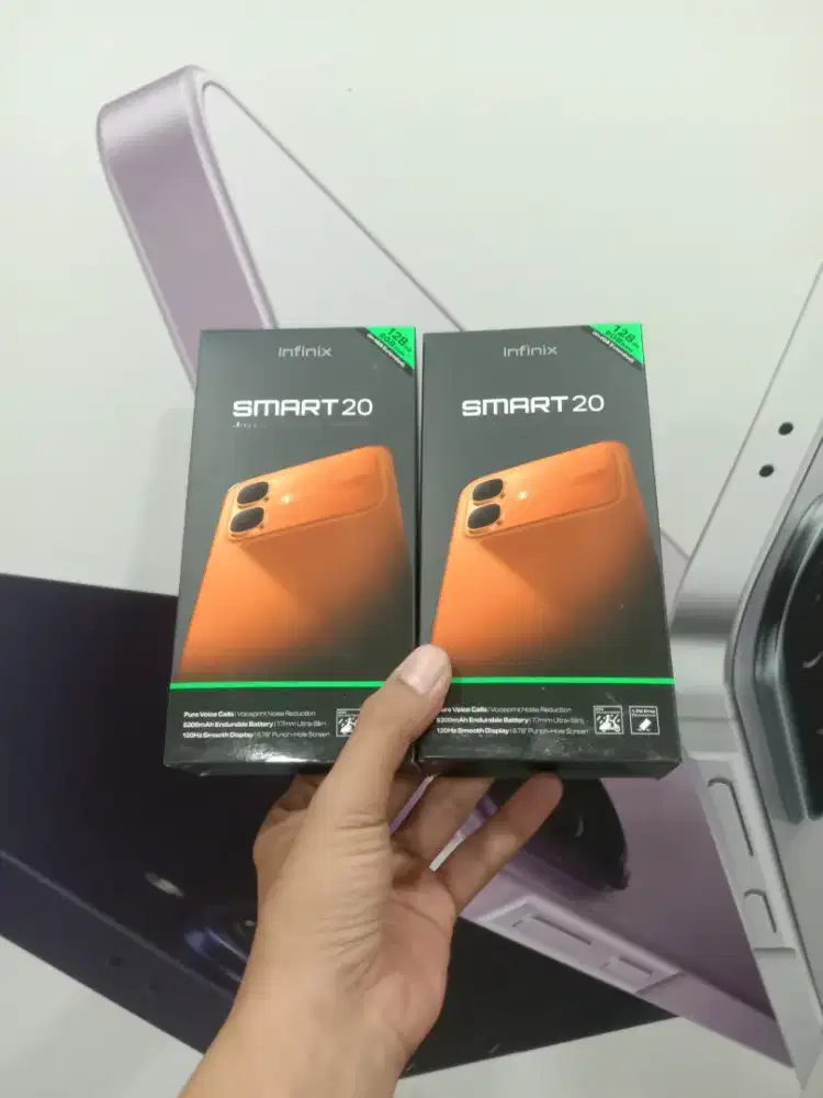[ Fast respon WA ] Infinix Smart 20 4+4/128 Garansi resmi 1thn