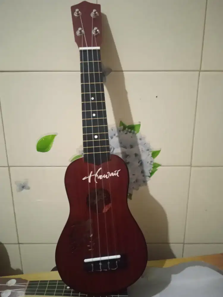 Ukulele Hawaii hand painted kondisi baru