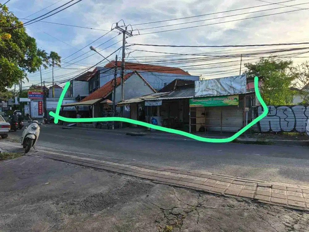 Di jual tanah jalan Tangkuban Perahu , Denpasar, Bali
