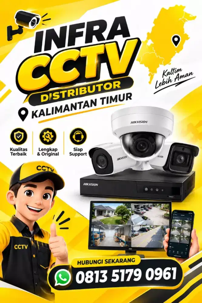 DISTRIBUTOR CCTV ONLINE DIHP GRATIS PEMASANGAN WATERPROOF