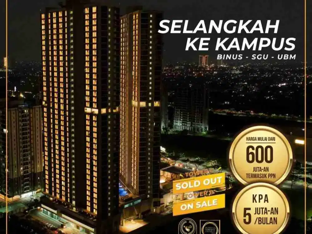 siap huni apartemen free ppn