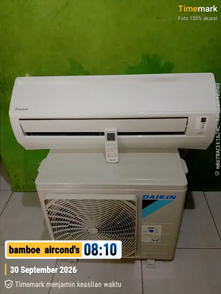 1/2 PK Daikin harga sudah termasuk pemasangan area depok