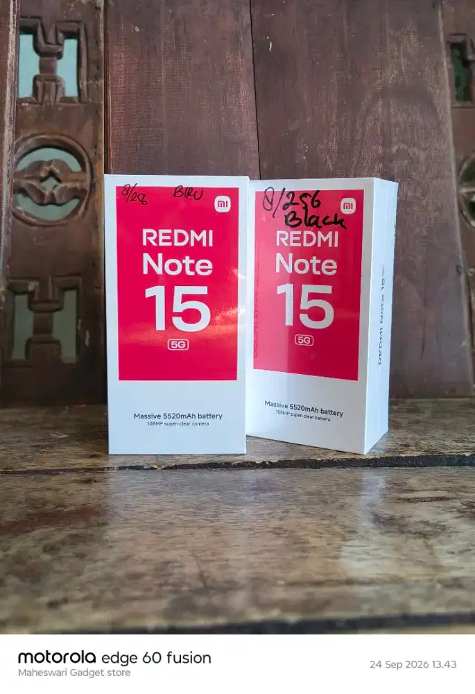 Redmi Note 15 5G 8/256 Baru Garansi Resmi