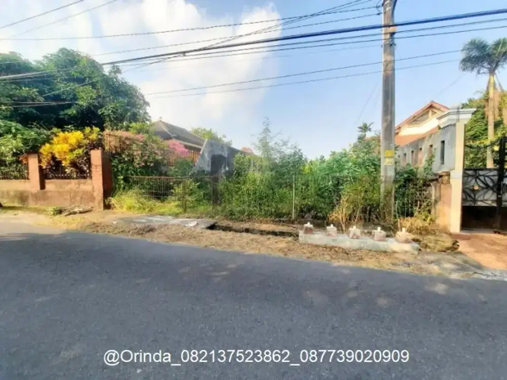 LT 1700 LD10 TEPI JALAN DI PLOSOKUNING TANAH MINOMARTANI TIYASAN JL KALIURANG KM 9 COCOK RUMAH VILLA MEWAH, KANTOR, USAHA, GUDANG,KULINER