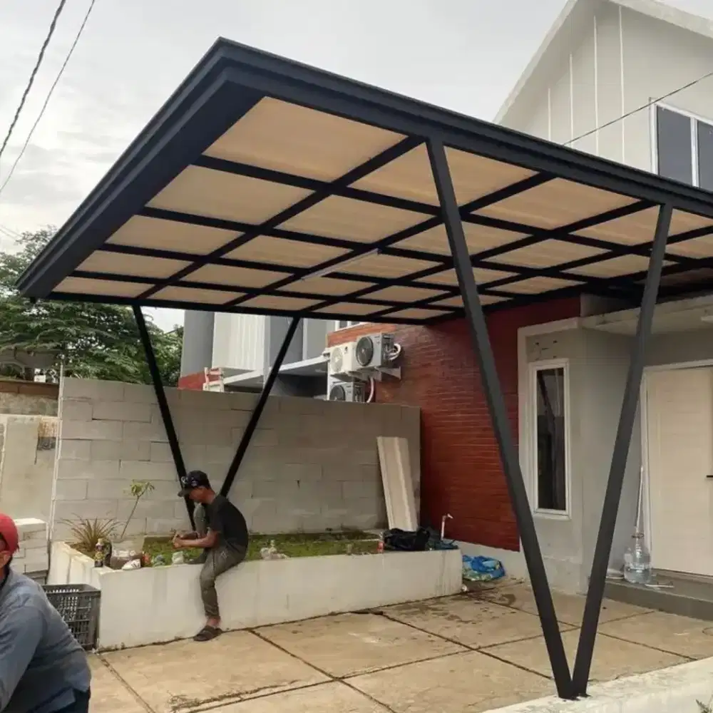 Kanopi atap alderon minimalis