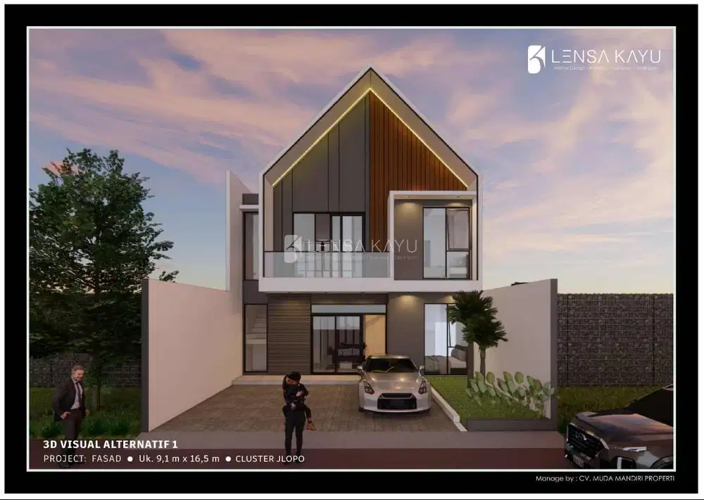 Rumah Mewah dekat Jln Raya di Solo Baru. Harga terjangkau