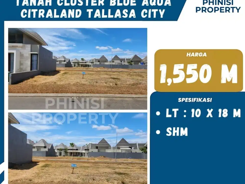 Dijual Tanah Kavling di Citraland Tallasa City