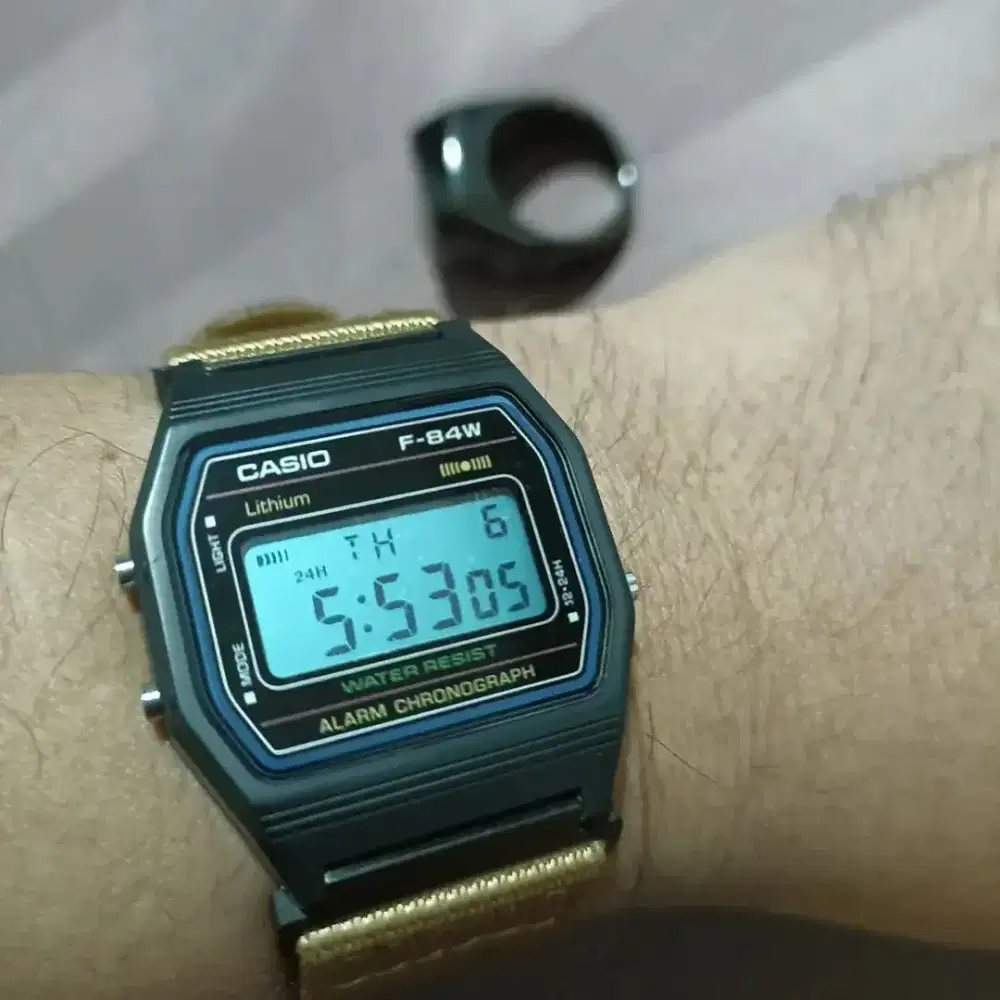 jam tangan casio f84w custom mod (jdm)