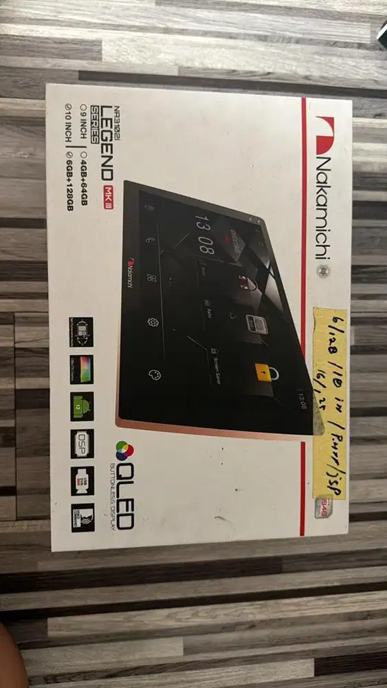 Headunit Nakamichi Legend MKIV NFC QLED 9/10 Inch Ram 8/128