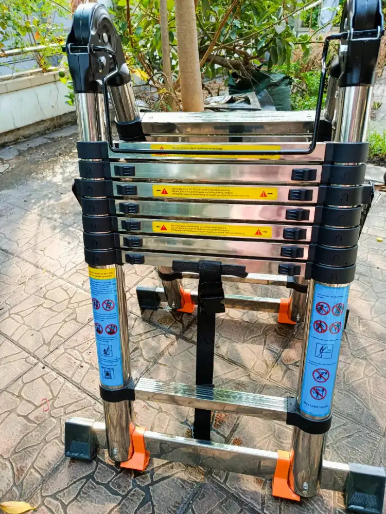 Tangga teleskopik uk 2,5+2, 5 meter