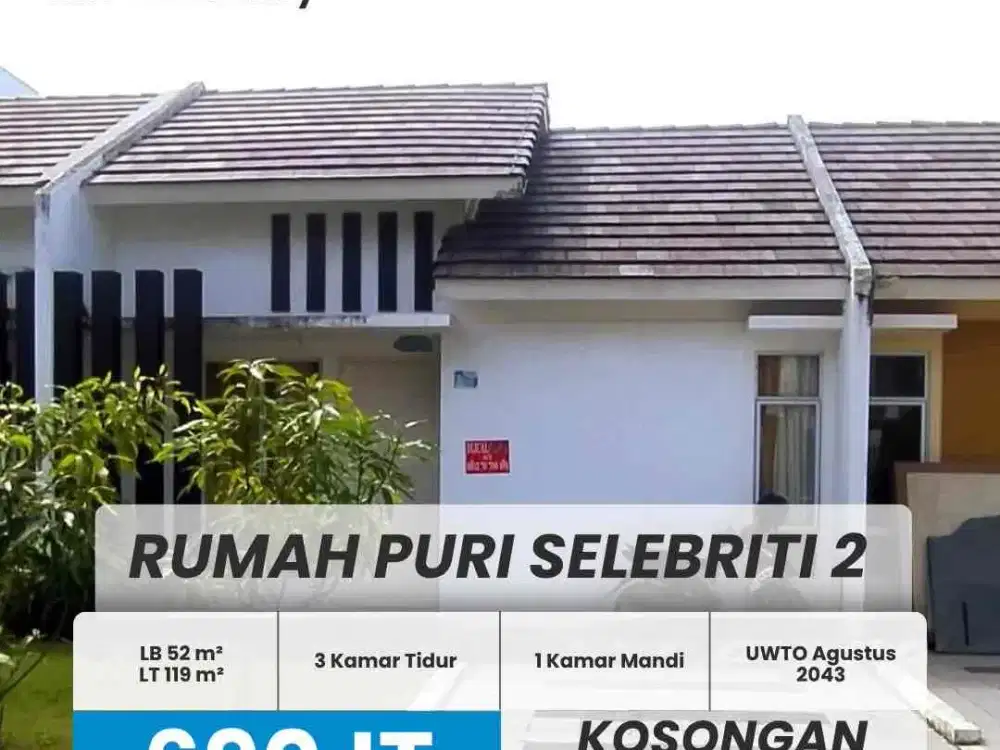 Dijual Rumah Puri Selebriti
