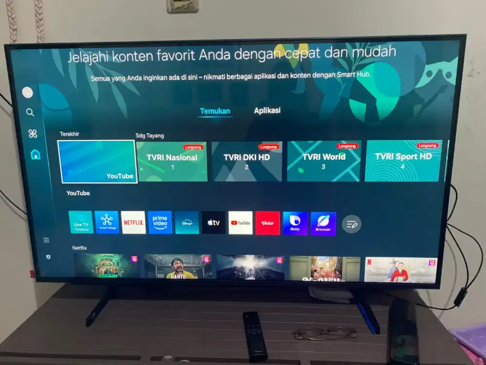 JUAL TV SAMSUNG UA43DU7000 SMART TV 43 inch